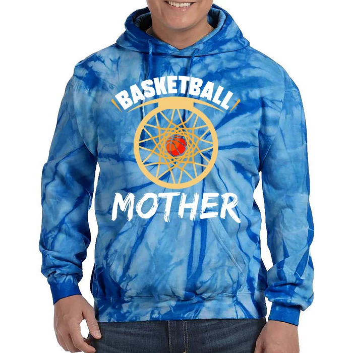 Basketball Mother Hobby Lover Basketballer Player Mom Mommy Gift Tie Dye Hoodie