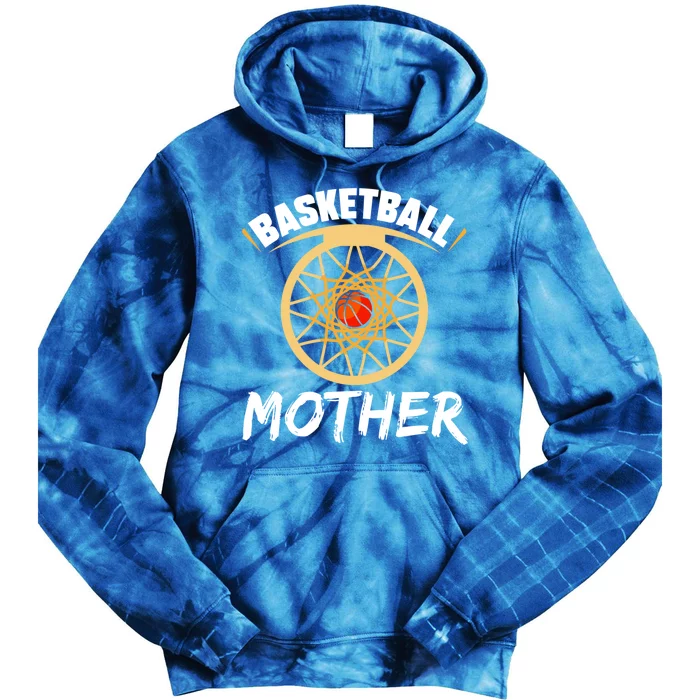 Basketball Mother Hobby Lover Basketballer Player Mom Mommy Gift Tie Dye Hoodie