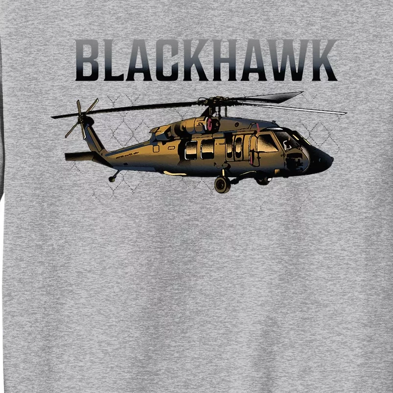 Blackhawk Military Helicopter Tall Sweatshirt