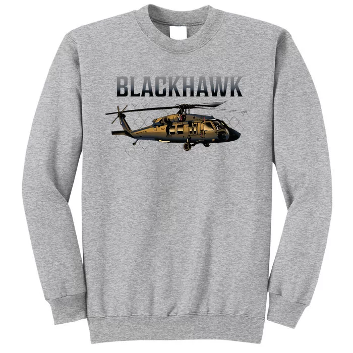 Blackhawk Military Helicopter Tall Sweatshirt