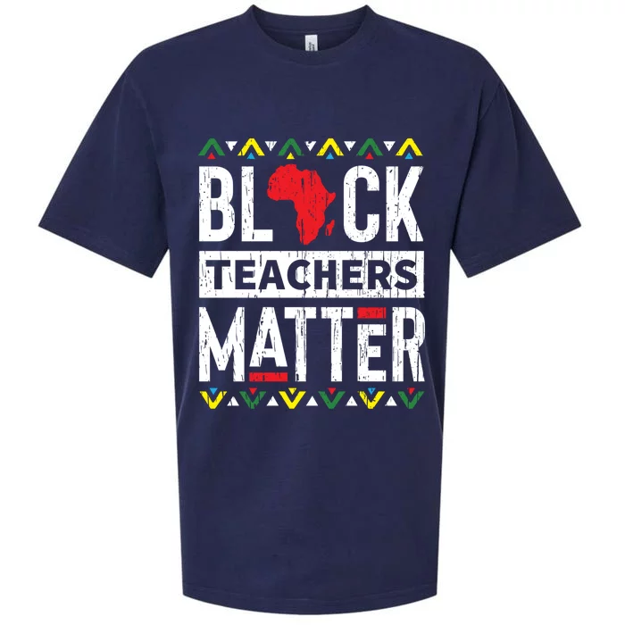 Black Month History Teachers Educators Matter History Gift Sueded Cloud Jersey T-Shirt