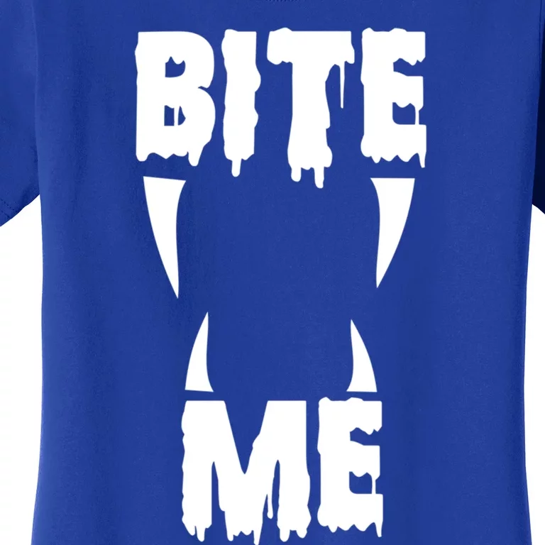 Bite Me Halloween Gift Bite Me Gift Women's T-Shirt