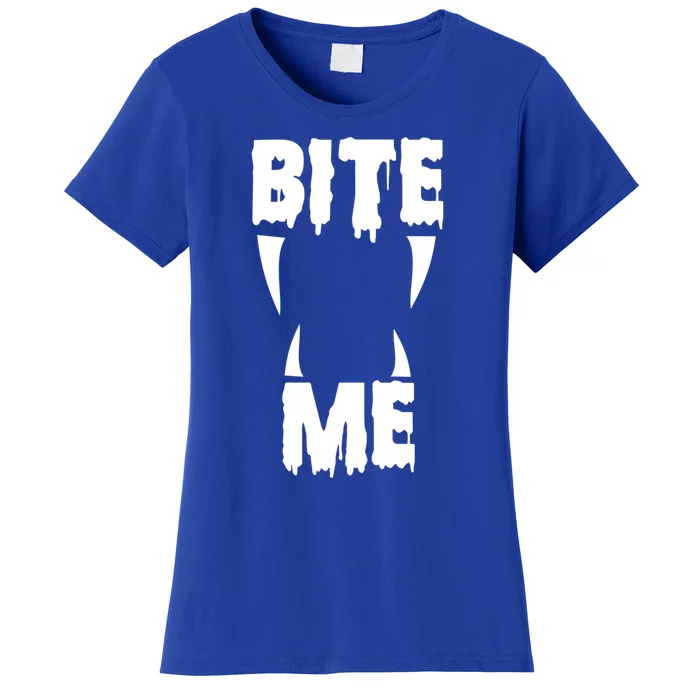 Bite Me Halloween Gift Bite Me Gift Women's T-Shirt