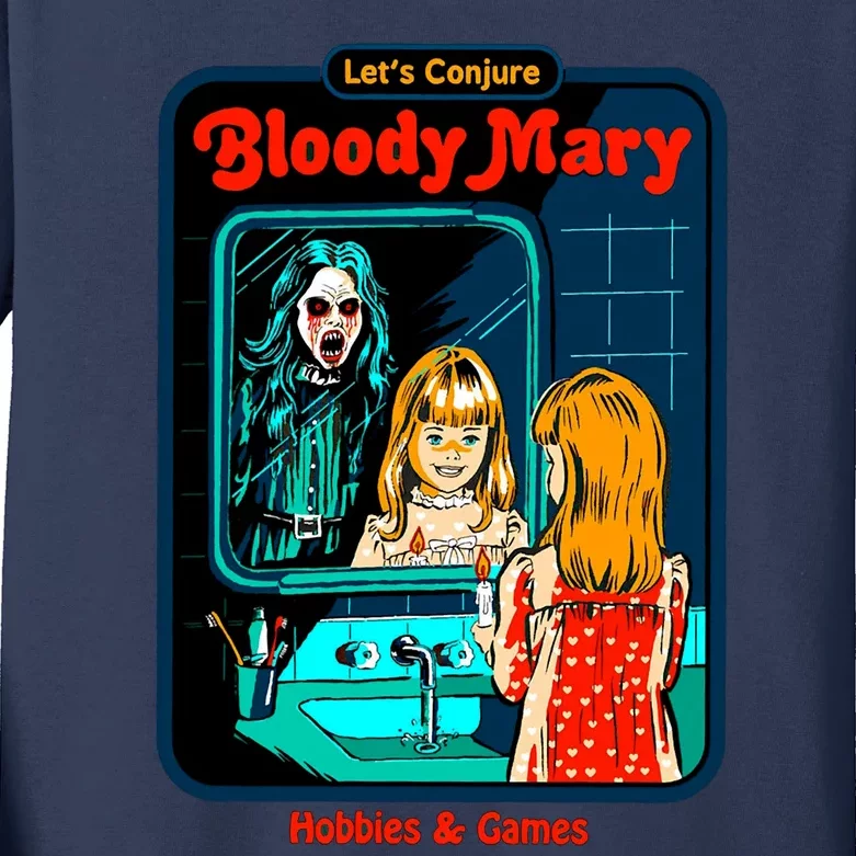 Bloody Mary Horror Movie Gift Halloween Kids Long Sleeve Shirt