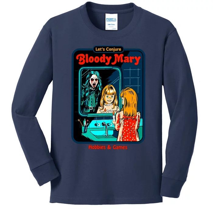 Bloody Mary Horror Movie Gift Halloween Kids Long Sleeve Shirt