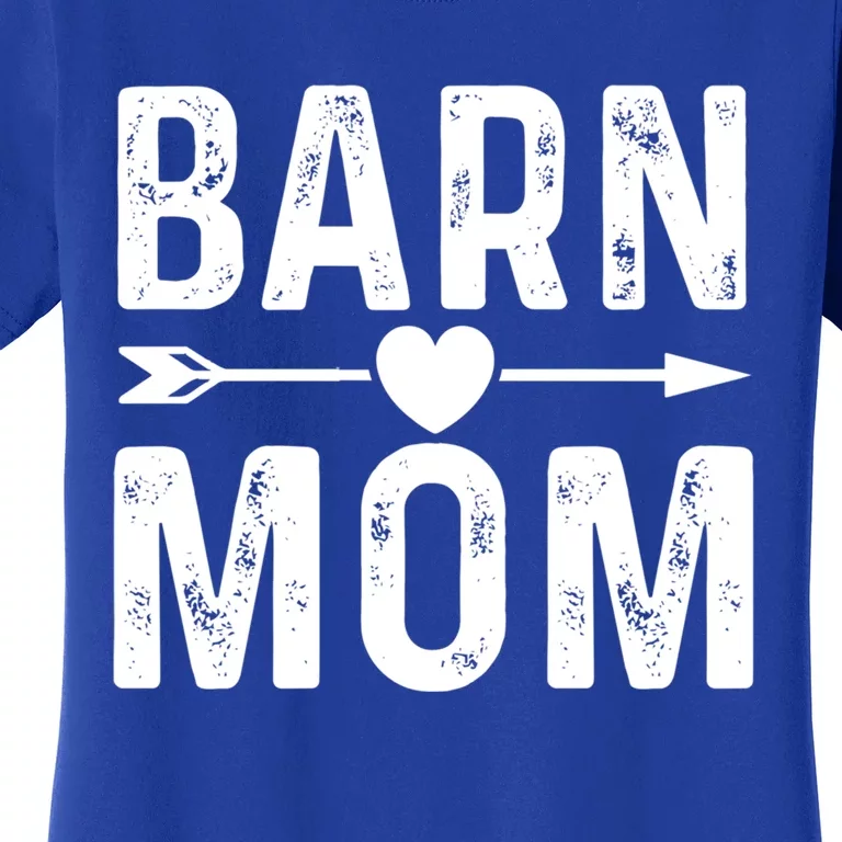 Barn Mom Horse Riding Barnyard Animals Mothers Day Funny Gift Women's T-Shirt