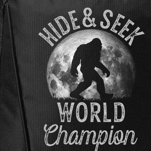 Bigfoot Moon Hide And Seek World Champion Sasquatch City Backpack