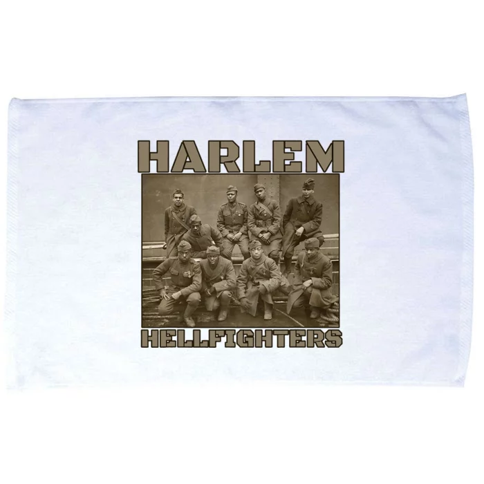 Black Military History USA Black History Harlem Hellfighters Microfiber Hand Towel