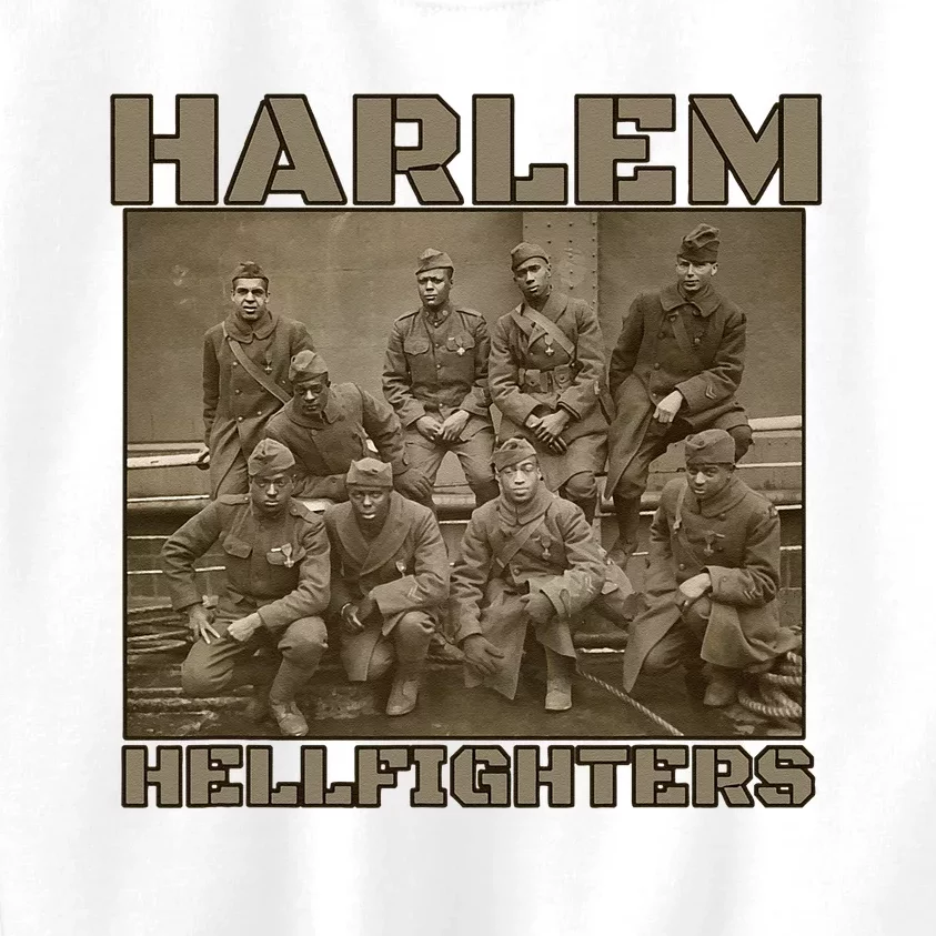 Black Military History USA Black History Harlem Hellfighters Kids Sweatshirt