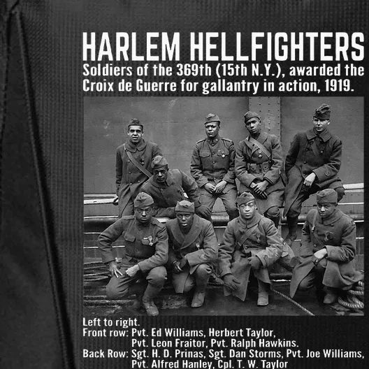 Black Military History USA Black History Harlem Hellfighters City Backpack