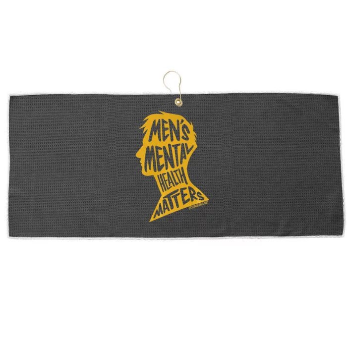 Beyondkings Mental Health Large Microfiber Waffle Golf Towel