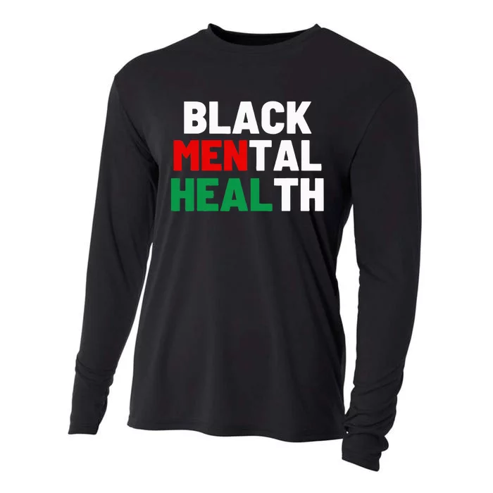 Black Mental Health Matters Cooling Performance Long Sleeve Crew