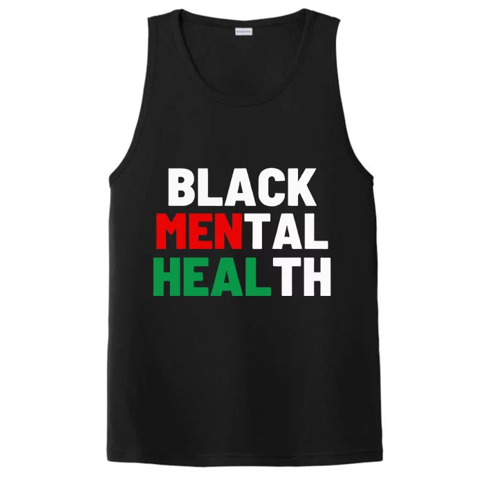 Black Mental Health Matters Performance Tank