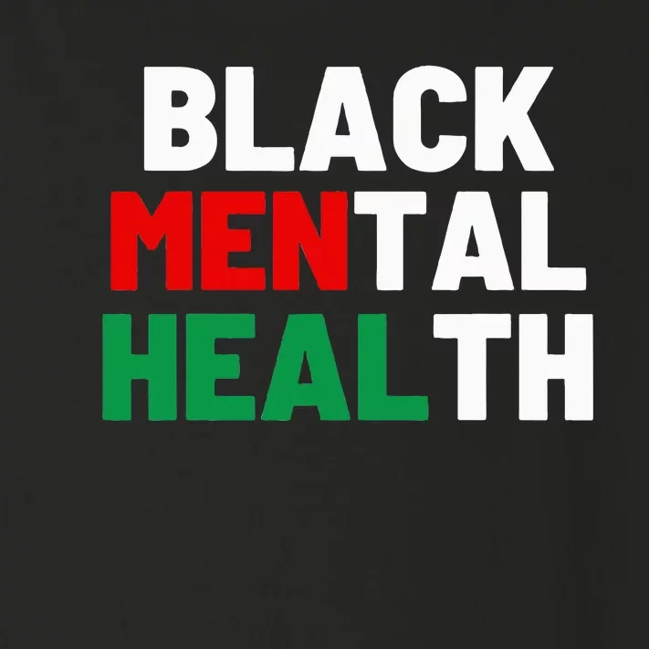 Black Mental Health Matters Toddler Long Sleeve Shirt