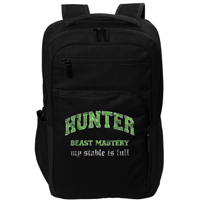 Beast Mastery Hunter MMO Gamer Impact Tech Backpack