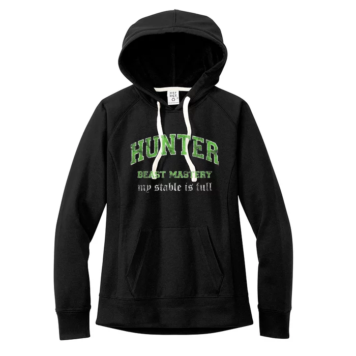 Beast Mastery Hunter MMO Gamer Women's Fleece Hoodie