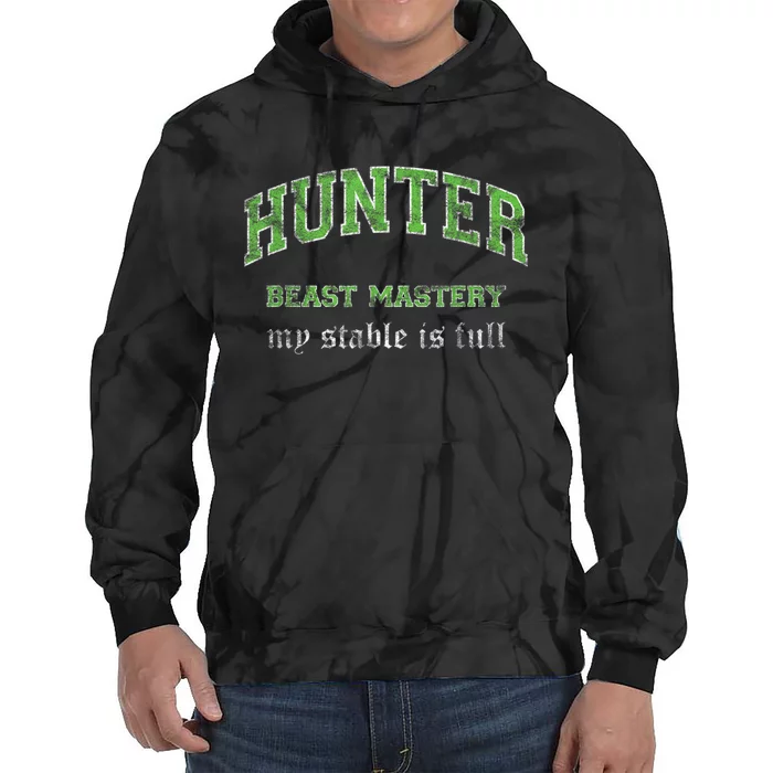 Beast Mastery Hunter MMO Gamer Tie Dye Hoodie