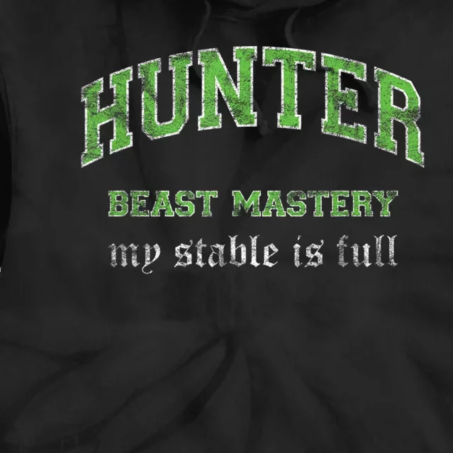 Beast Mastery Hunter MMO Gamer Tie Dye Hoodie