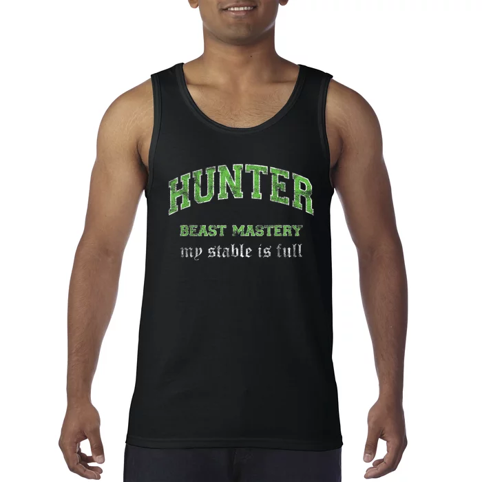 Beast Mastery Hunter MMO Gamer Tank Top