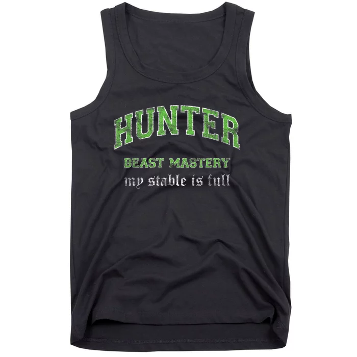 Beast Mastery Hunter MMO Gamer Tank Top