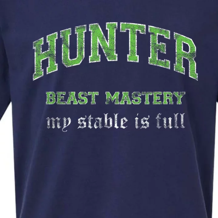 Beast Mastery Hunter MMO Gamer Sueded Cloud Jersey T-Shirt