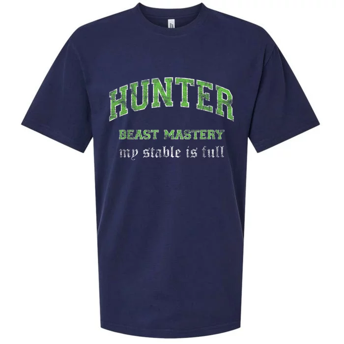 Beast Mastery Hunter MMO Gamer Sueded Cloud Jersey T-Shirt