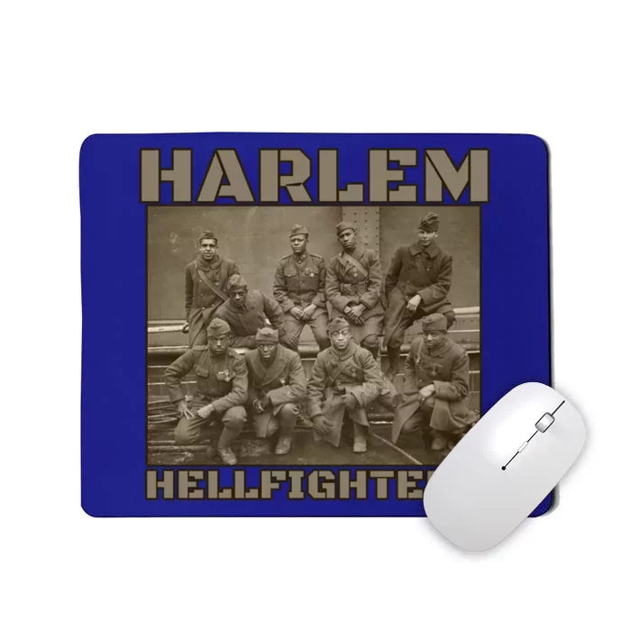 Black Military History Usa Black History Harlem Hellfighters Gift Mousepad