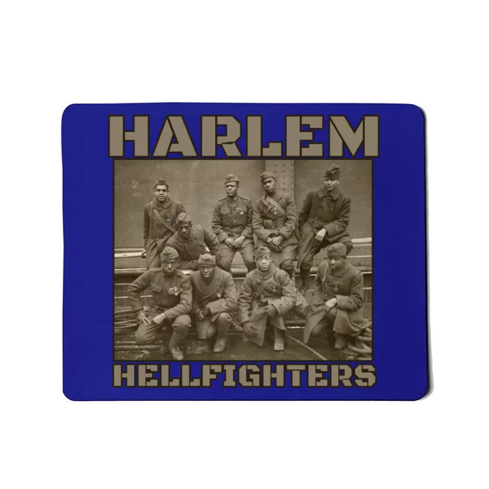 Black Military History Usa Black History Harlem Hellfighters Gift Mousepad