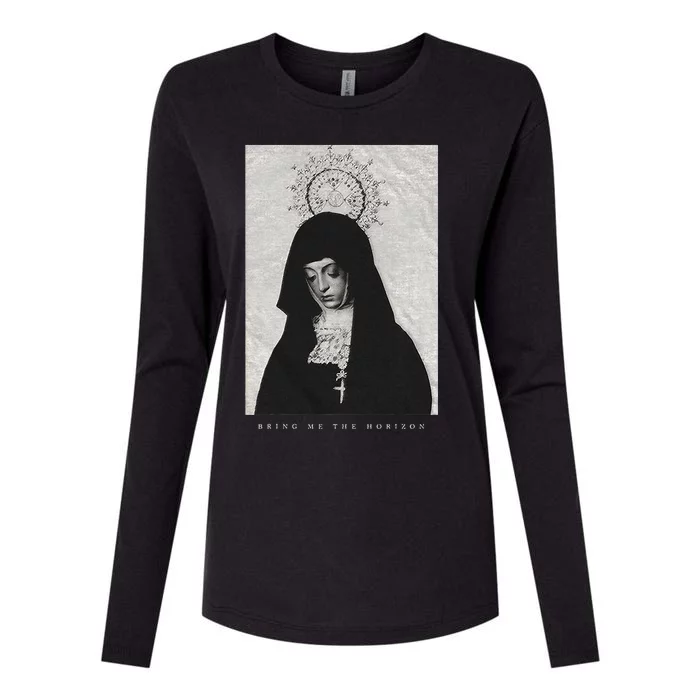 Bring Me Horizonnun Art Womens Cotton Relaxed Long Sleeve T-Shirt