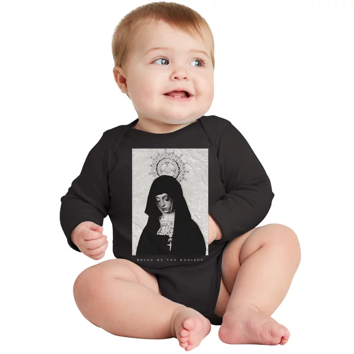 Bring Me Horizonnun Art Baby Long Sleeve Bodysuit