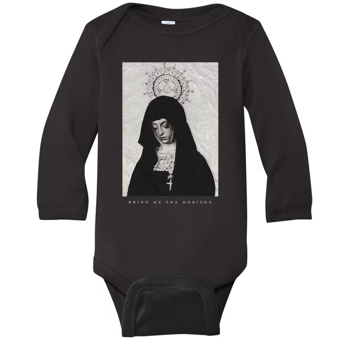 Bring Me Horizonnun Art Baby Long Sleeve Bodysuit