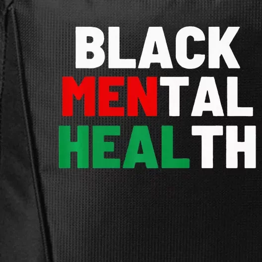 Black Mental Health Matters City Backpack