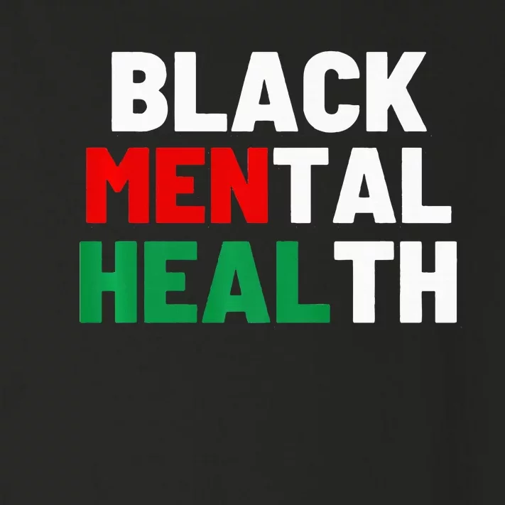 Black Mental Health Matters Toddler Long Sleeve Shirt