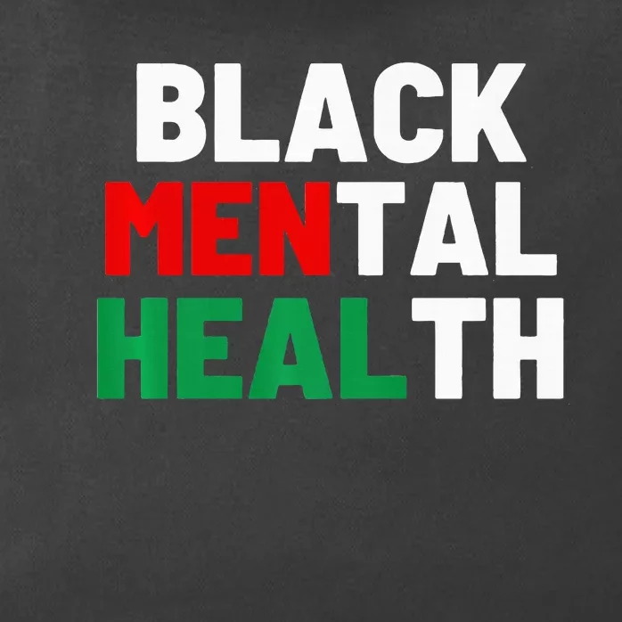 Black Mental Health Matters Zip Tote Bag