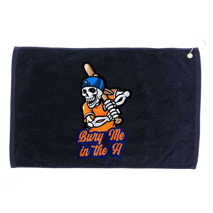 Bury Me In The H Skeleton Grommeted Golf Towel