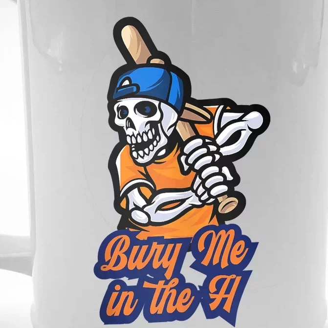 Bury Me In The H Skeleton Front & Back Beer Stein