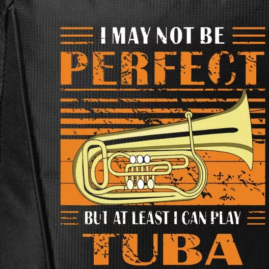 Brass Music Ich Bin Vielleicht Nicht Perfekt Tuba Brass Tuba City Backpack