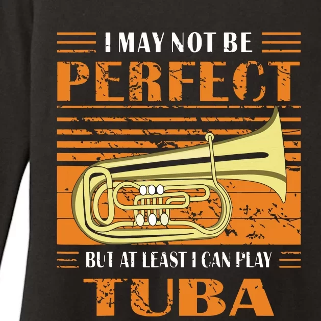 Brass Music Ich Bin Vielleicht Nicht Perfekt Tuba Brass Tuba Womens CVC Long Sleeve Shirt