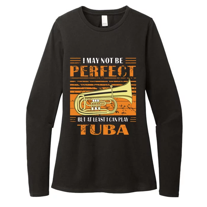 Brass Music Ich Bin Vielleicht Nicht Perfekt Tuba Brass Tuba Womens CVC Long Sleeve Shirt