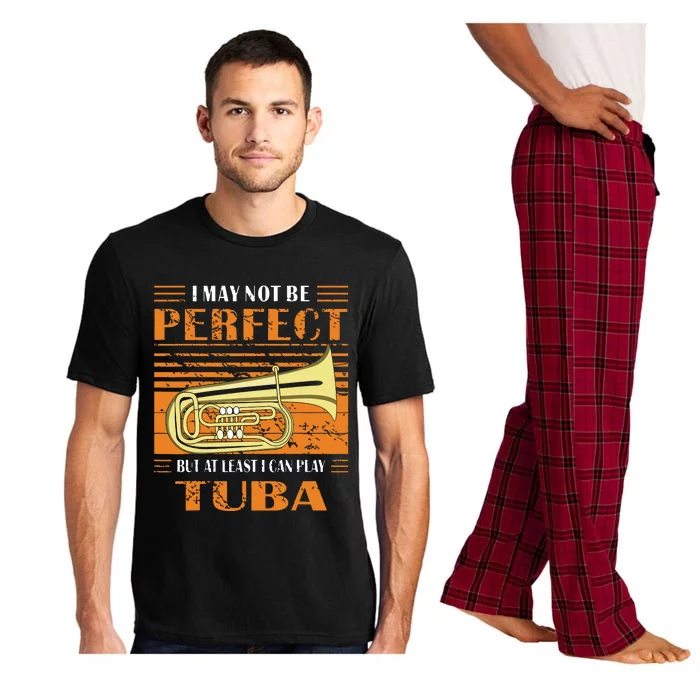 Brass Music Ich Bin Vielleicht Nicht Perfekt Tuba Brass Tuba Pajama Set