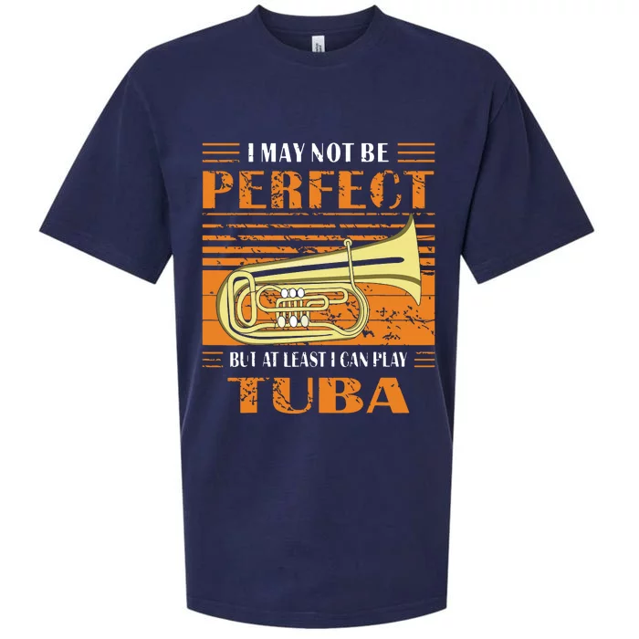 Brass Music Ich Bin Vielleicht Nicht Perfekt Tuba Brass Tuba Sueded Cloud Jersey T-Shirt