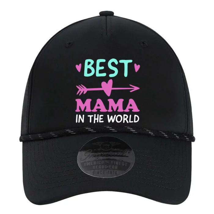 Best Mama In The World Grandma Gift Performance The Dyno Cap