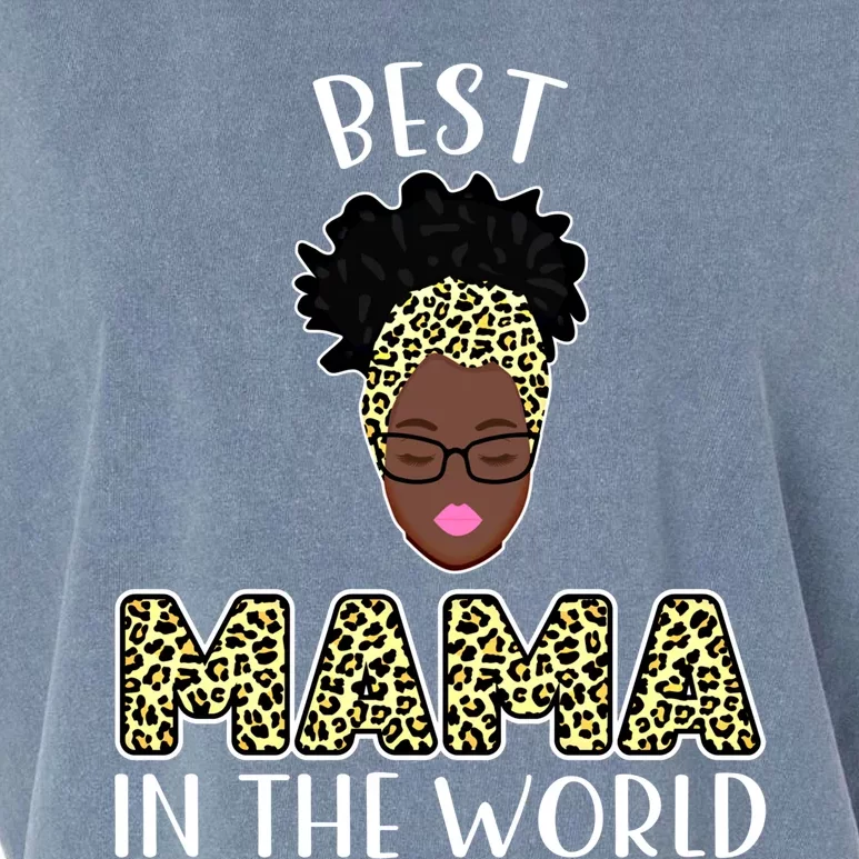 Best Mama In The World Grandma Gift Garment-Dyed Women's Muscle Tee