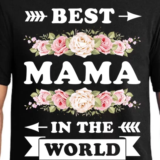 Best Mama In The World Mother Mama Gift Pajama Set