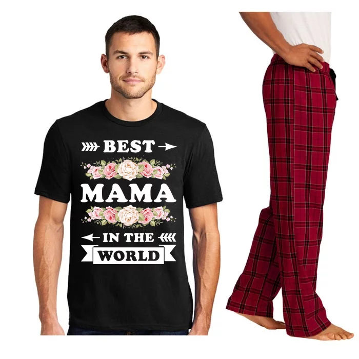 Best Mama In The World Mother Mama Gift Pajama Set