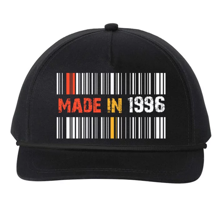 Barcode | Made In 1996. Snapback Five-Panel Rope Hat