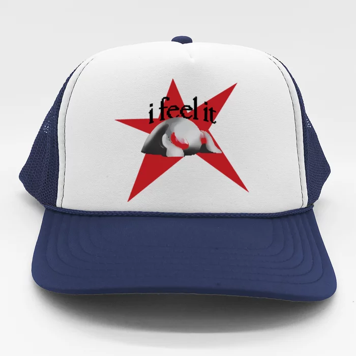 Bean Monster I Feel It Star Trucker Hat