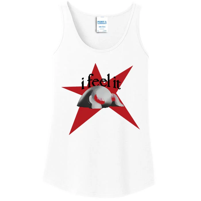 Bean Monster I Feel It Star Ladies Essential Tank