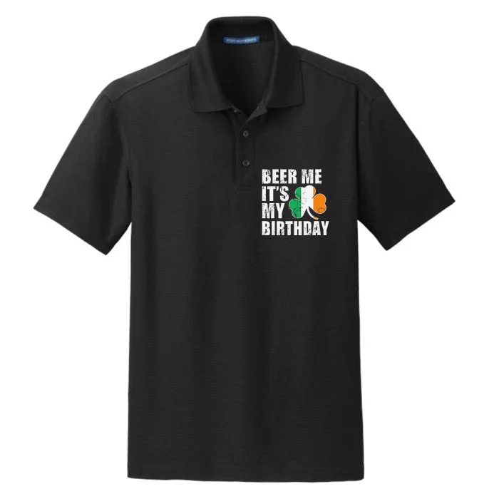 Beer Me Its My Birthday Funny Drinking Beer Dry Zone Grid Performance Polo