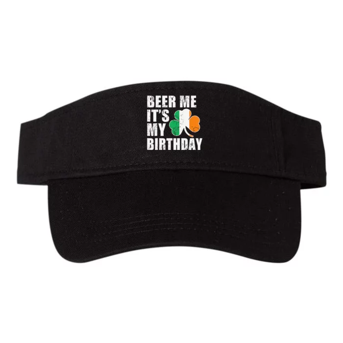 Beer Me Its My Birthday Funny Drinking Beer Valucap Bio-Washed Visor